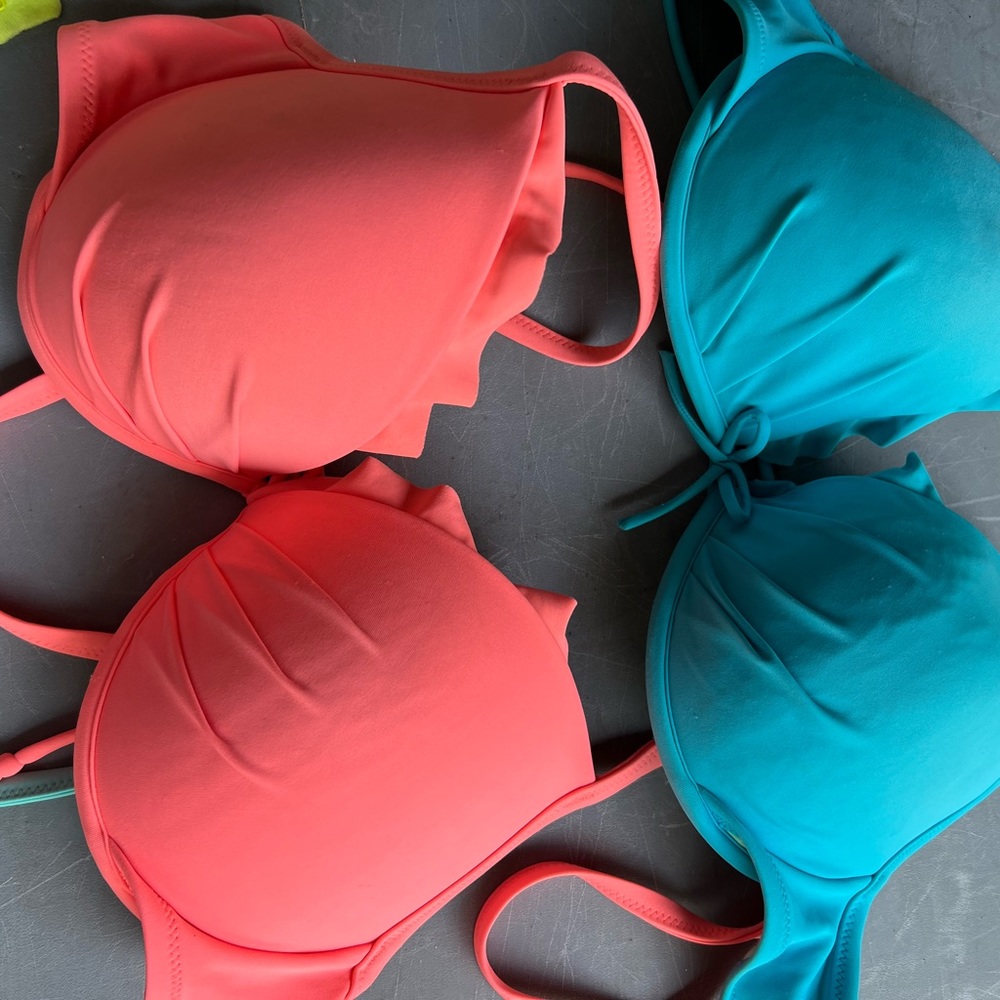 Victoria’s Secret Bikini tops. Beautiful, Vibrant bikini top $15 each